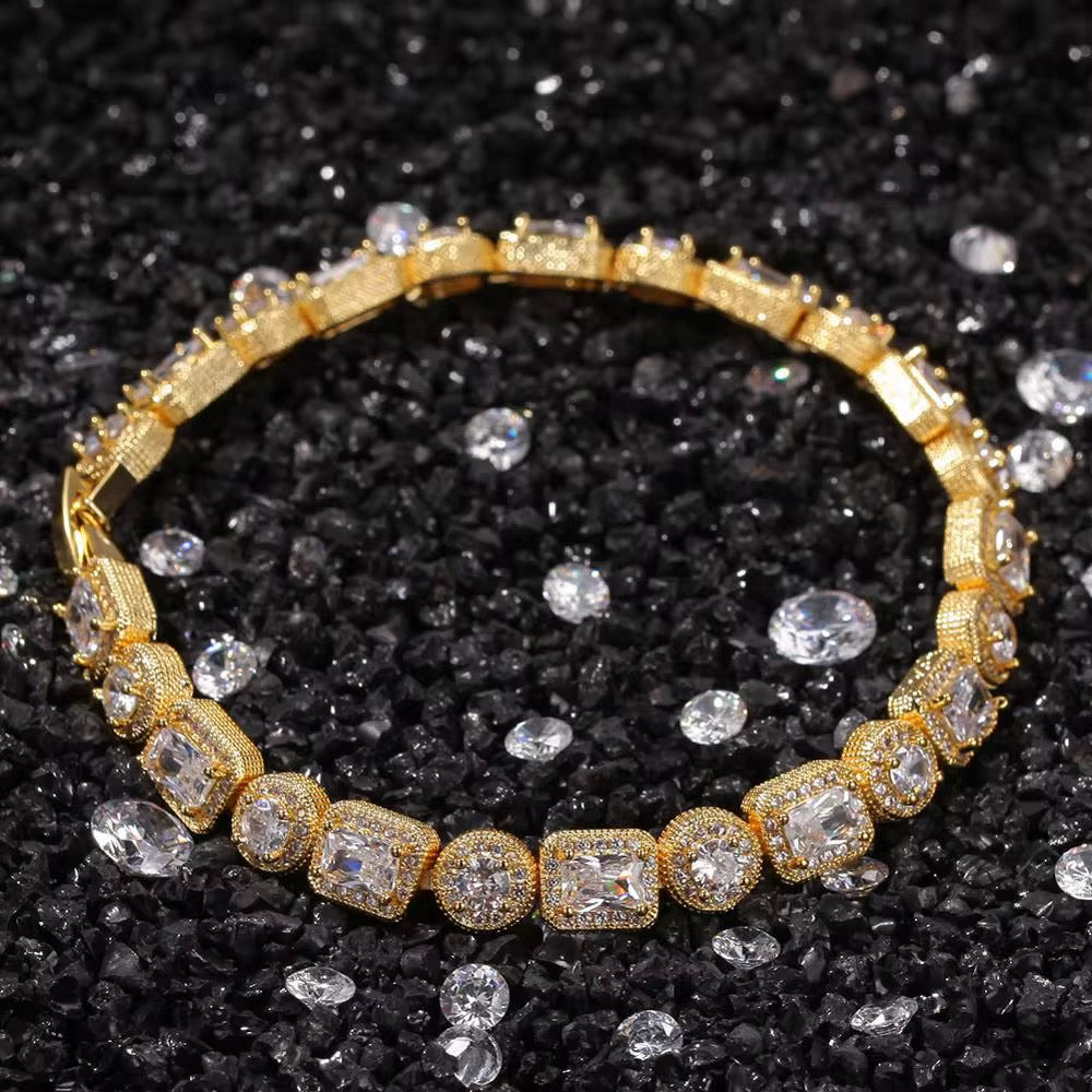Iced Out Luxury Baguette Bracelet
