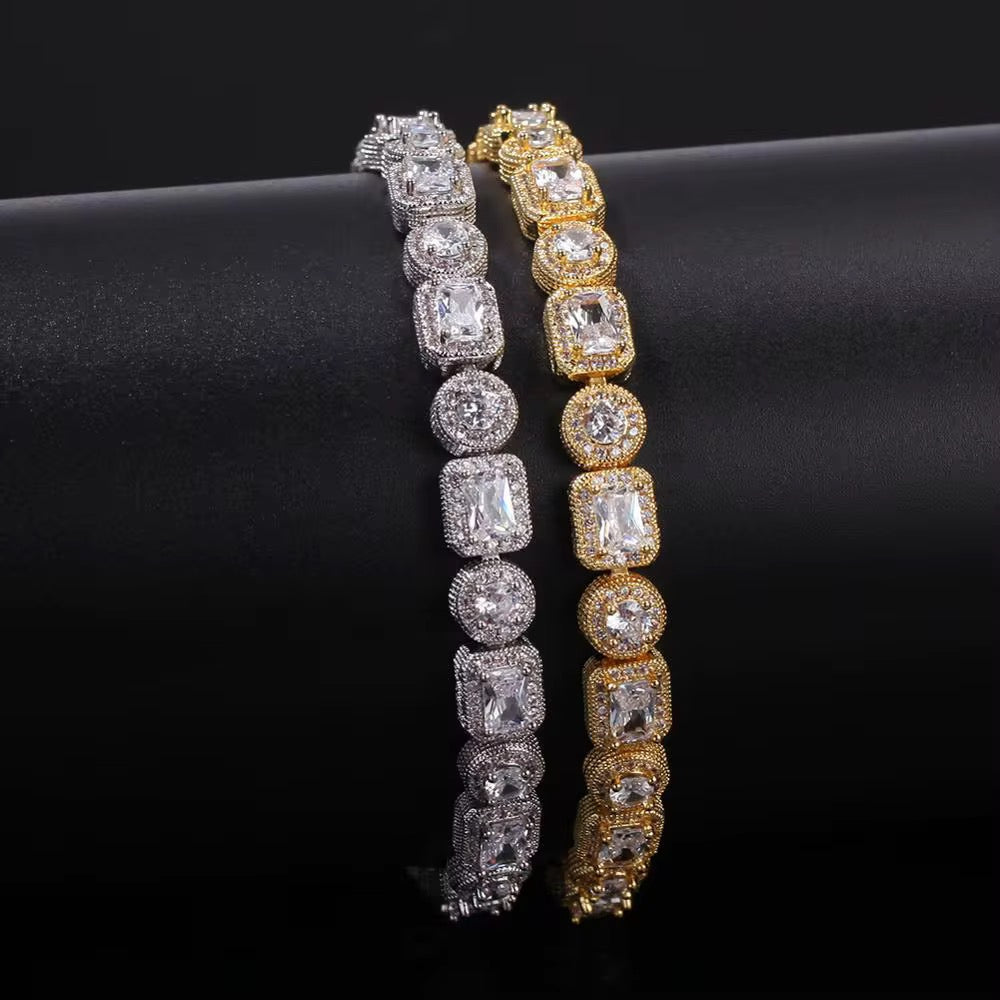 Iced Out Luxury Baguette Bracelet