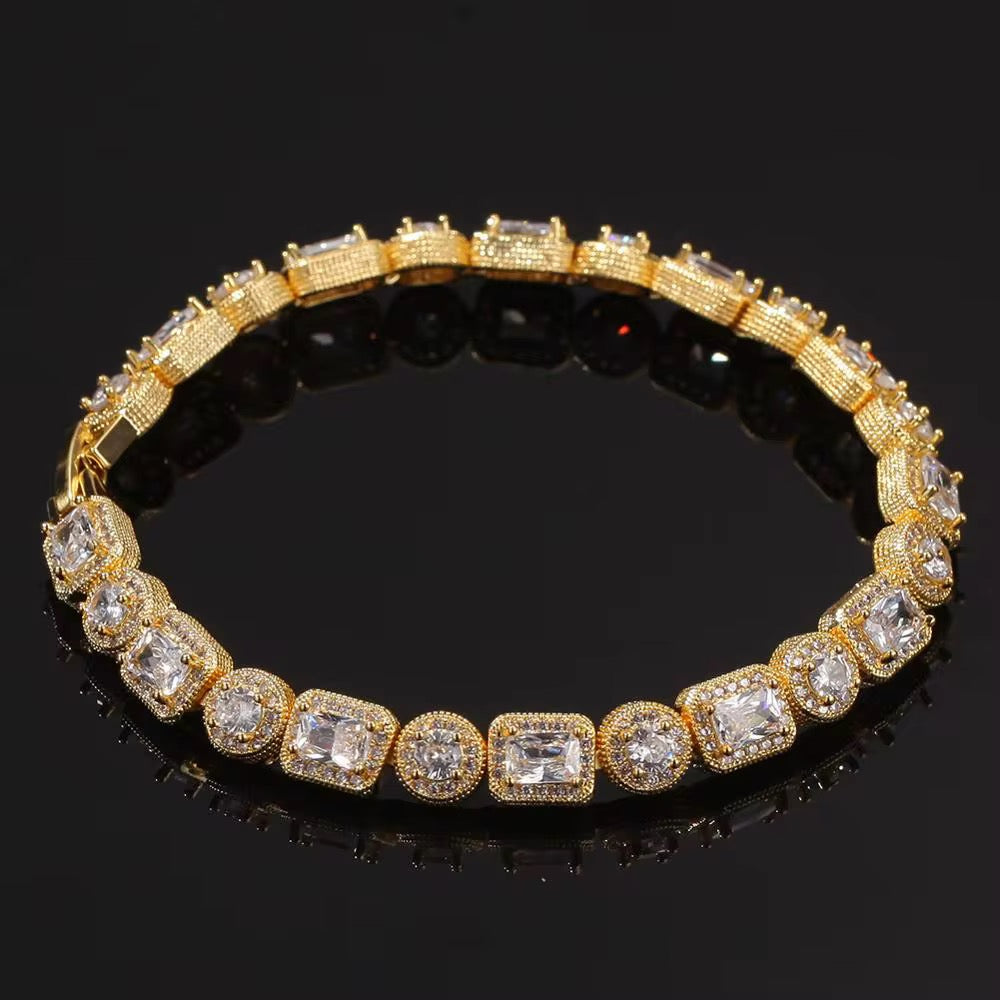 Iced Out Luxury Baguette Bracelet