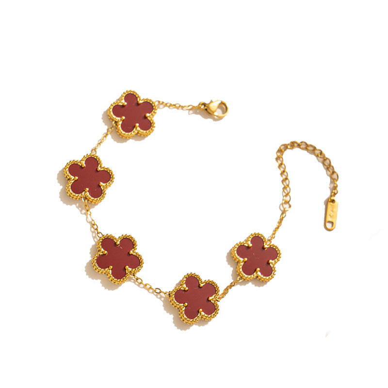 Lucky Girl Clover Bracelet