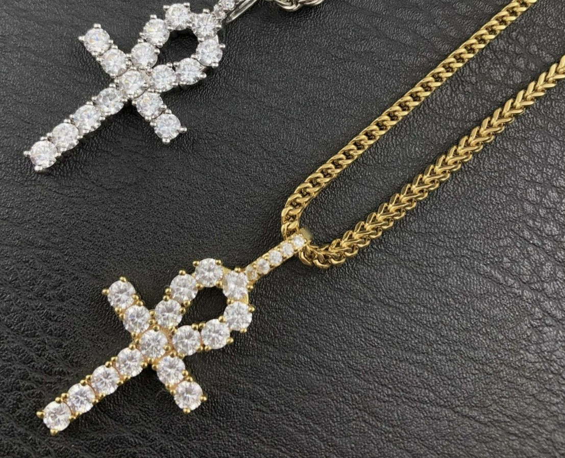 Cross Ahn Key Necklace