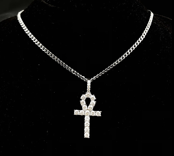 Cross Ahn Key Necklace