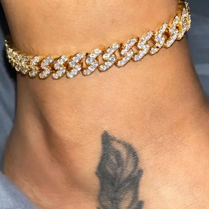 Miami Cuban Anklet