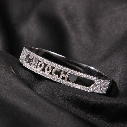 Personalized Sliding Letters Bangles