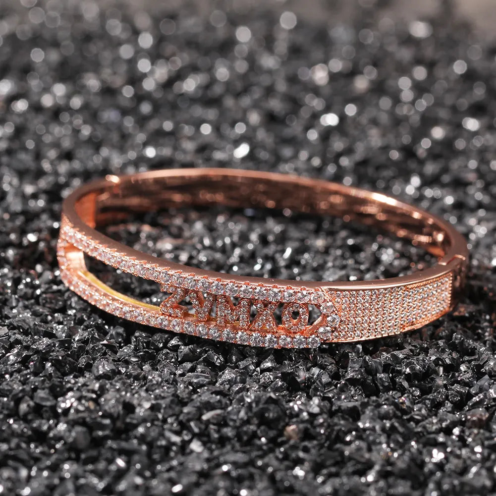 Personalized Sliding Letters Bangles