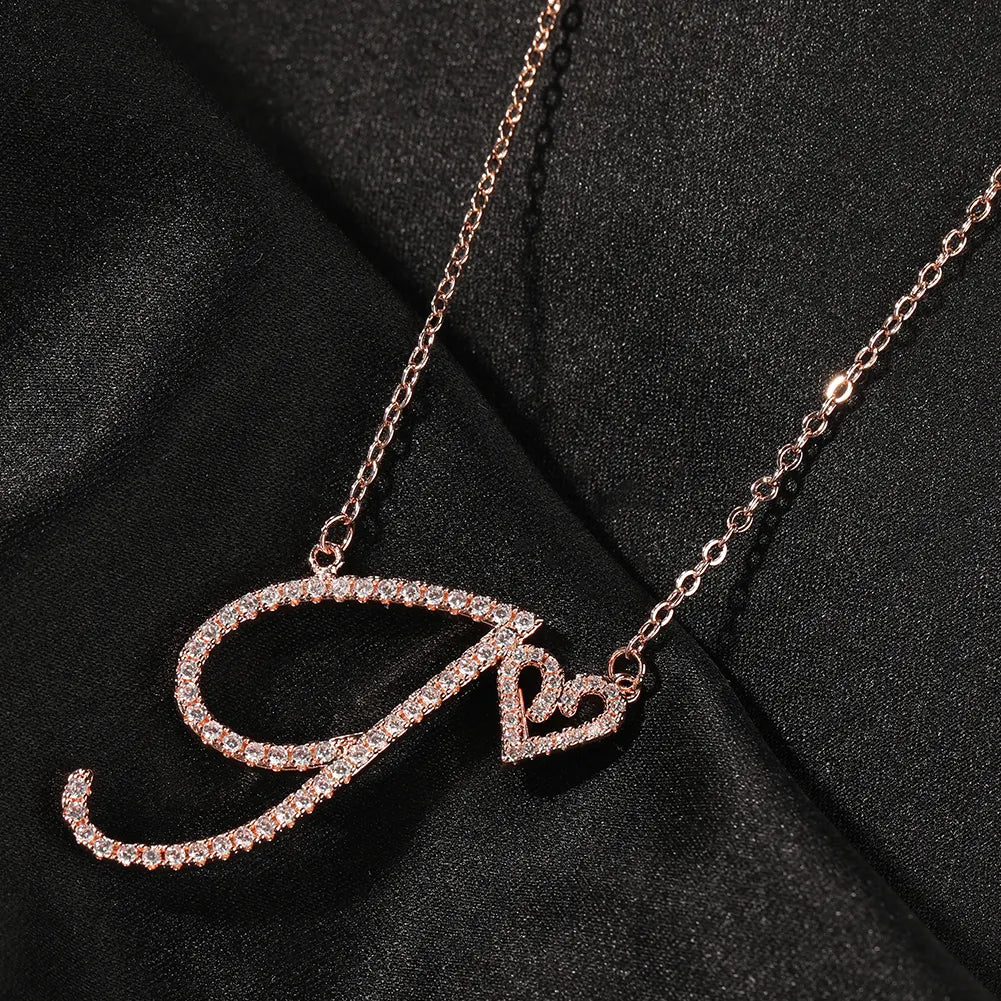Dainty Trendy Letter Pendant