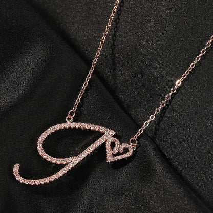Dainty Trendy Letter Pendant