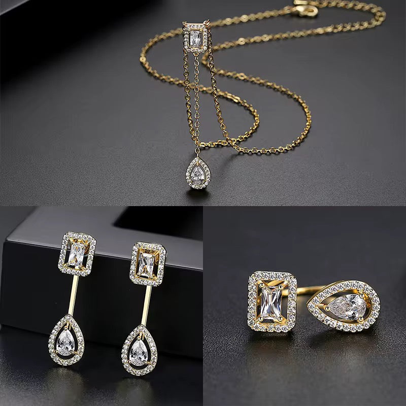 Classic Patterned Women Jewelry Set