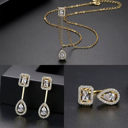 Classic Patterned Women Jewelry Set