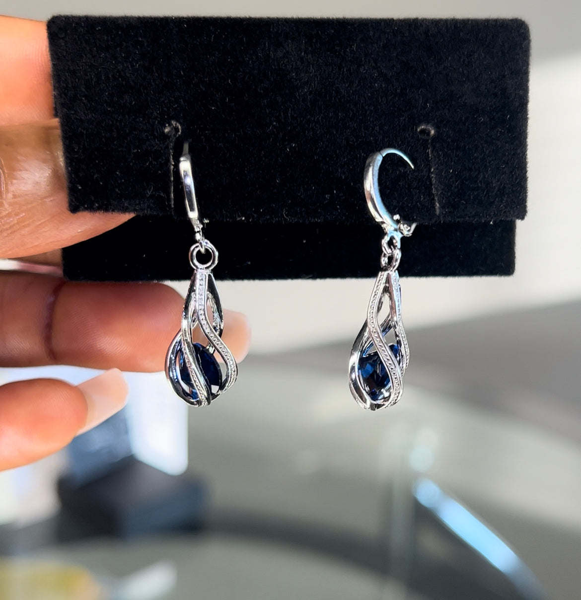Crystal Chick Drop Down Earring