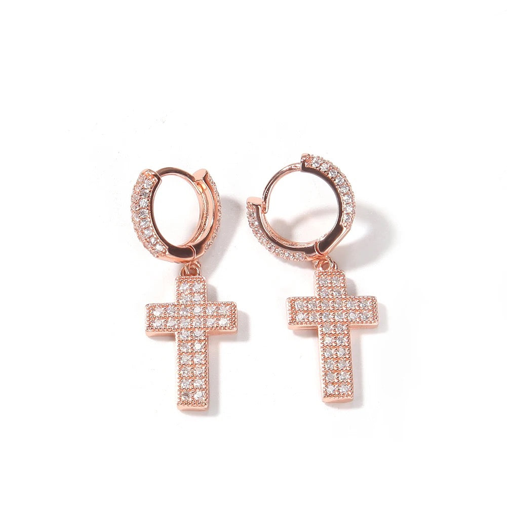 Hand Crafted Cross Earrings