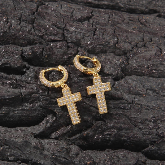 Hand Crafted Cross Earrings