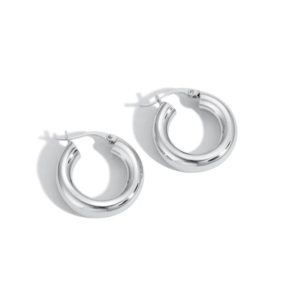 Simply Serving Minimalist Hoop Earring