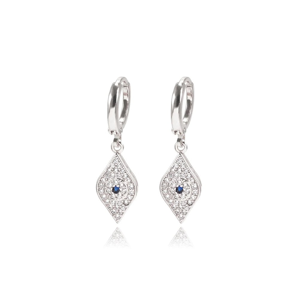 Evil Eye Drop Earring
