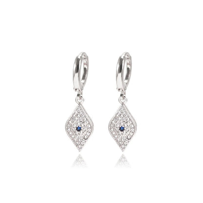 Evil Eye Drop Earring