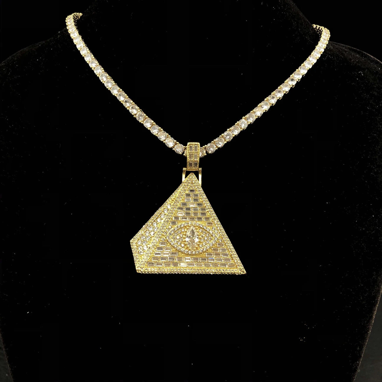 Baguette Pyramid Pendant