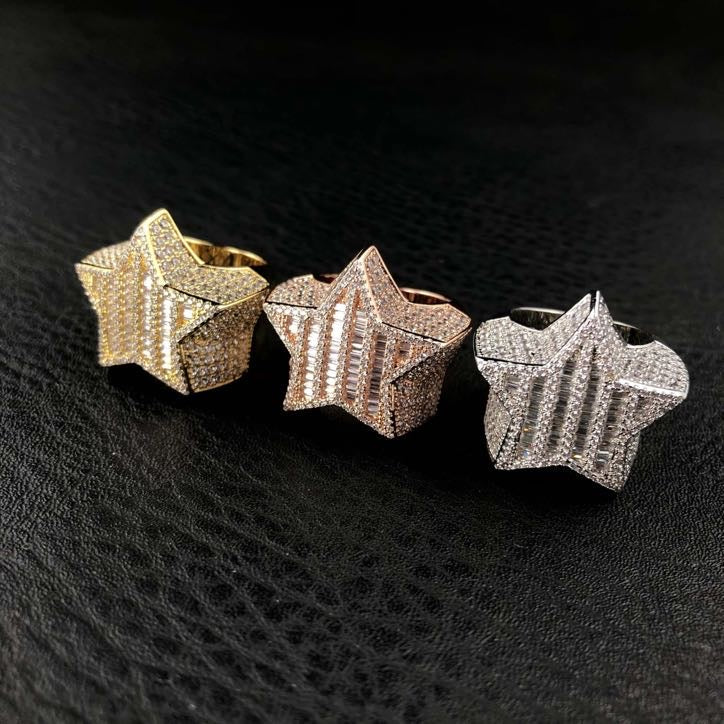 Baguette Stars Ring