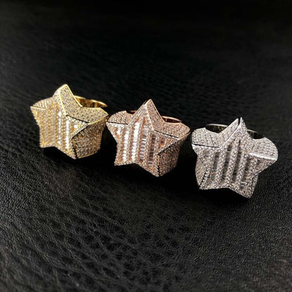 Baguette Stars Ring
