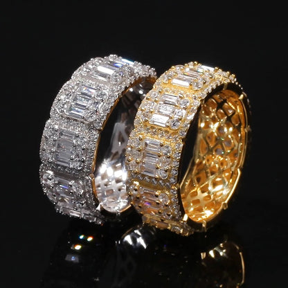 Iced Out Men's Eternity Ring