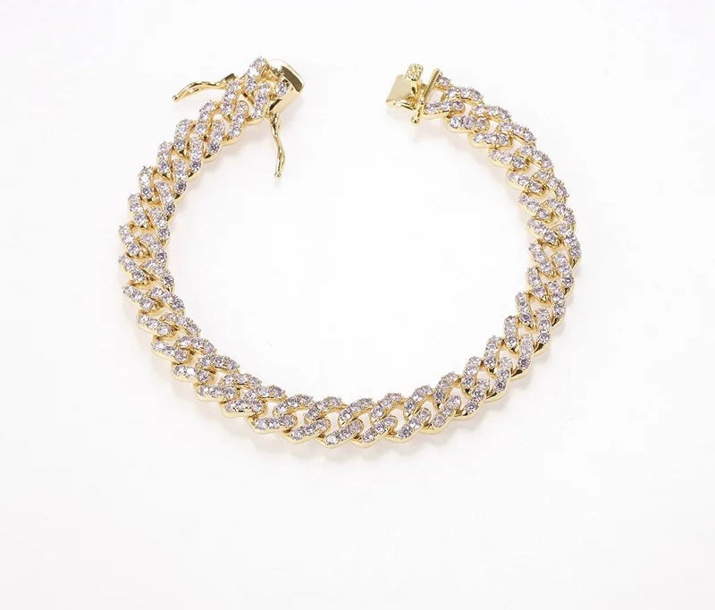 Miami Cuban Anklet